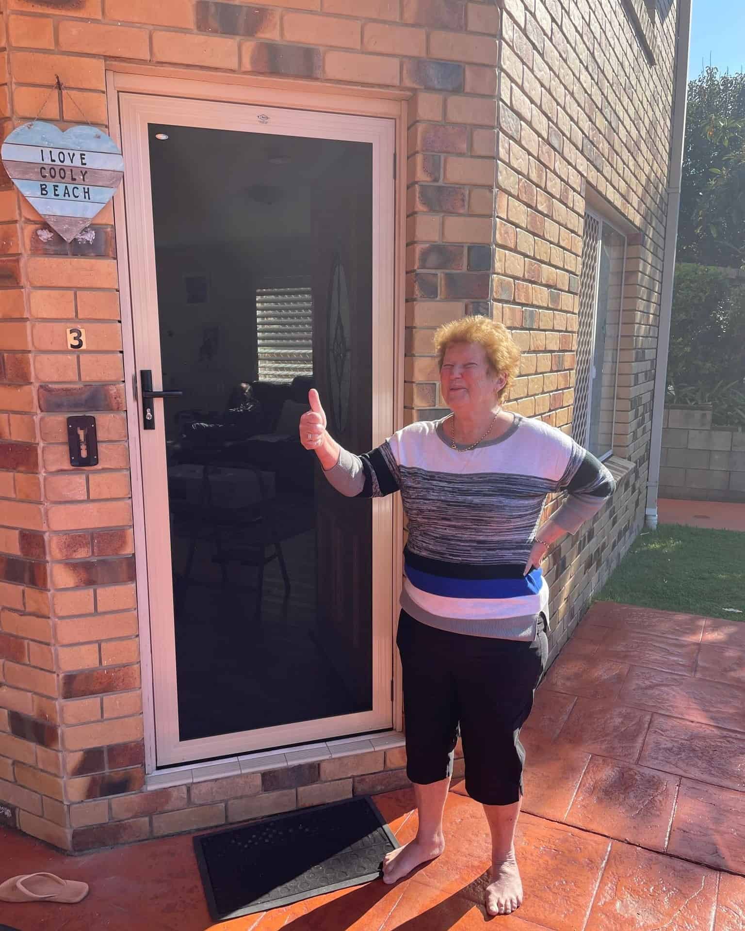 This-Wonderful-Customer-Was-Over -The-Moon-With-The-Installation-Of-Her-Crimsafe-Hinged-Door-featured-image